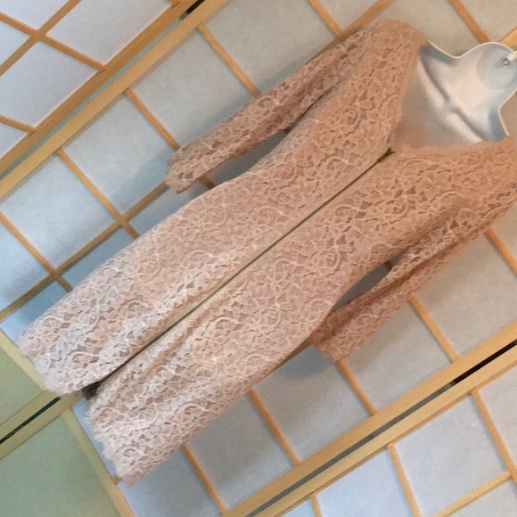 DVF Zarita Lace Dress Lined w/ Body-Shaping Lining - Picture 7 of 12